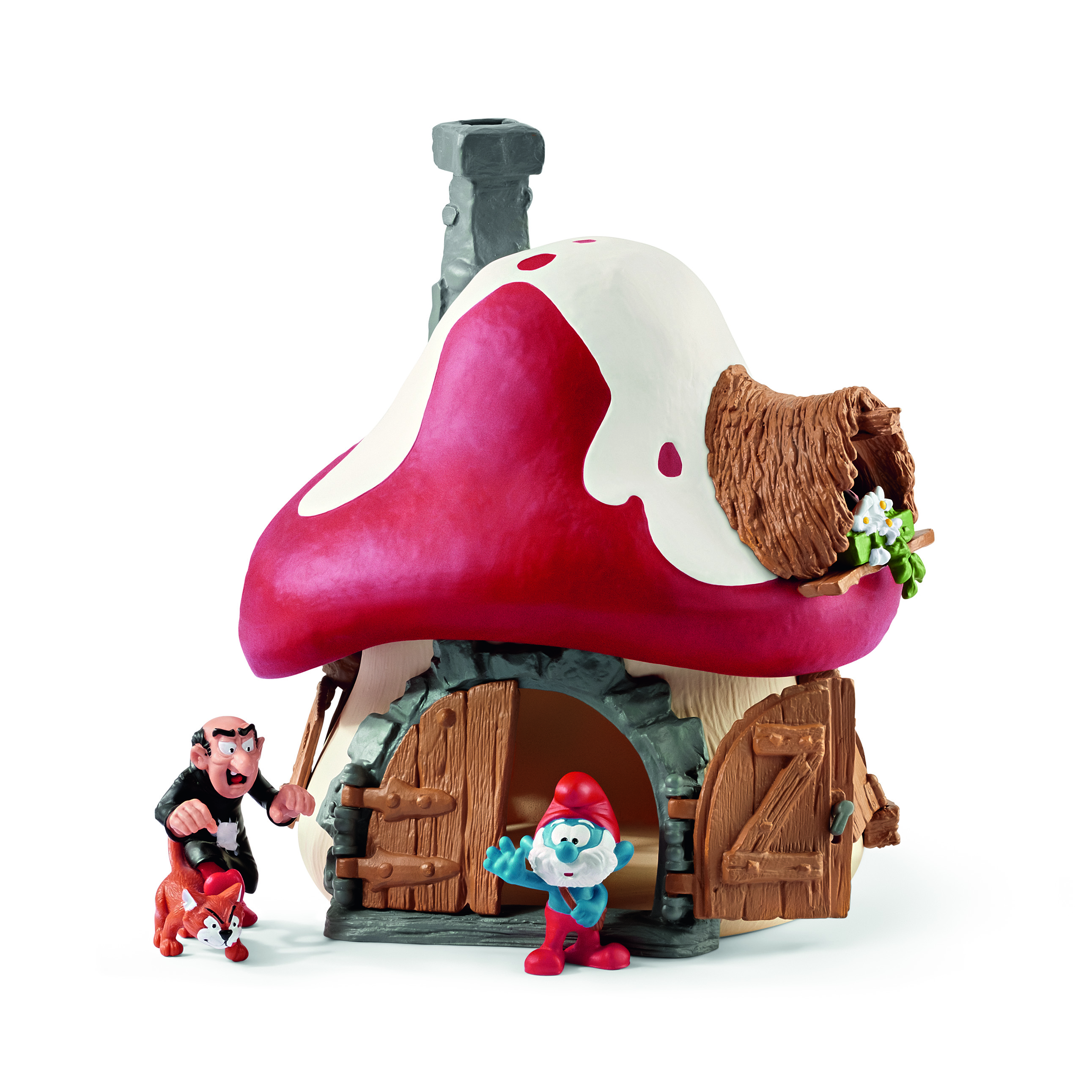 Review Smurf House with Characters Single Mother Ahoy